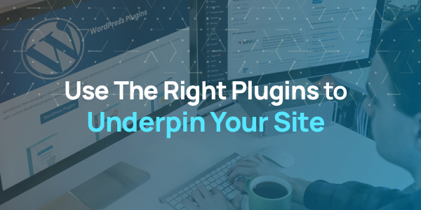 Use The Right Plugins to Underpin Your Site